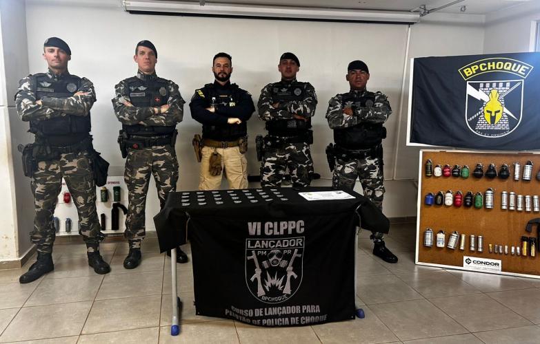 PMPR realiza a VI edição do Curso de Lançador para Pelotão de Choque em Brasília