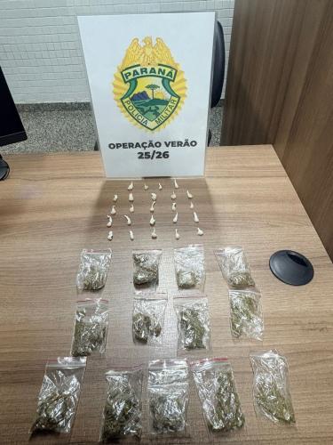 PMPR PRENDE REINCIDENTE POR TRÁFICO EM MATINHOS