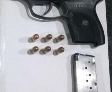 PM apreende três armas de fogo em situações distintas no Centro-Sul do estado
