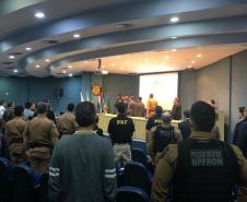 Comandante-Geral da PM reforça parceria com órgãos de segurança durante reunião do Gabinete de Gestão Integrada de Fronteira, em Foz do Iguaçu