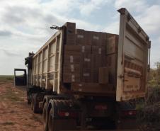 BPAmb-FV apreende cerca de mil caixas de cigarros contrabandeados em Umuarama (PR)