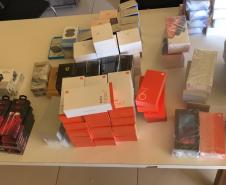 Celulares e produtos eletrônicos são apreendidos em Mandaguari pelo BPRv