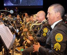  Banda de Música encerra terceira apresentação no Teatro Guaíra com aplausos da plateia 