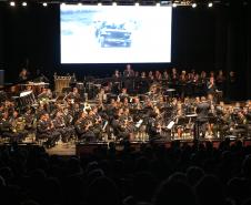  Banda de Música encerra terceira apresentação no Teatro Guaíra com aplausos da plateia 
