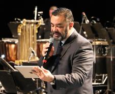  Banda de Música encerra terceira apresentação no Teatro Guaíra com aplausos da plateia 
