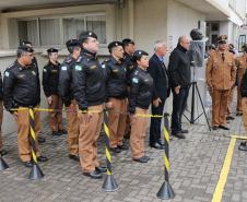 Hospital da Polícia Militar (HPM) recebe nova ambulância durante solenidade na Capital