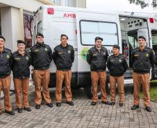 Hospital da Polícia Militar (HPM) recebe nova ambulância durante solenidade na Capital