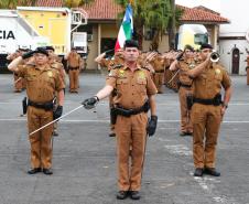 Polícia Militar homenageia praças promovidos com entrega de homenagem e certificados em Curitiba