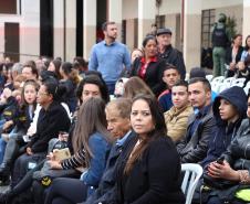 Polícia Militar homenageia praças promovidos com entrega de homenagem e certificados em Curitiba