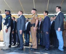 Comando da PM participa de lançamento do projeto Em Frente Brasil, em São José dos Pinhais