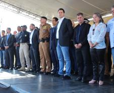 Comando da PM participa de lançamento do projeto Em Frente Brasil, em São José dos Pinhais