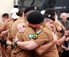 Polícia Militar homenageia praças promovidos com entrega de homenagem e certificados em Curitiba