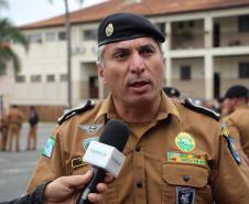 Polícia Militar homenageia praças promovidos com entrega de homenagem e certificados em Curitiba