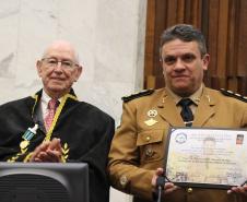 Academia de Letras da PM completa um ano com seção solene na ALEP, em Curitiba