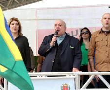 PM participa do desfile cívico-militar da Regional Fazendinha/Portão em Curitiba