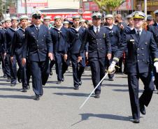 PM participa do desfile cívico-militar da Regional Fazendinha/Portão em Curitiba