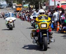 PM participa do desfile cívico-militar da Regional Fazendinha/Portão em Curitiba