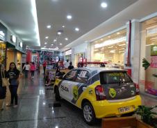 6º Batalhão promove exposição em Shopping de Cascavel (PR) em alusão aos 165 anos da PMPR