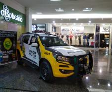 6º Batalhão promove exposição em Shopping de Cascavel (PR) em alusão aos 165 anos da PMPR