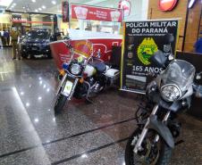 6º Batalhão promove exposição em Shopping de Cascavel (PR) em alusão aos 165 anos da PMPR