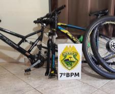 Em ocorrências distintas, PM apreende arma e recupera bicicletas e motocicletas furtadas no Noroeste do estado