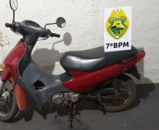 Em ocorrências distintas, PM apreende arma e recupera bicicletas e motocicletas furtadas no Noroeste do estado