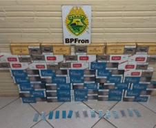 Apreensões de contrabando são feitas pelo BPFron após abordagens de rotina no Interior do Paraná 