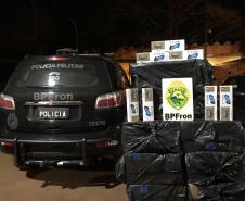 Ações da Operação Hórus Sul resultam na apreensão de 47 quilos de maconha e de 5 mil maços de cigarros em Foz do Iguaçu (PR)