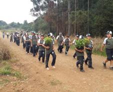Alunos do projeto Força Verde Mirim visita unidade da Polícia Ambiental e participam de blitz educativa no Interior do estado