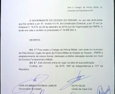  Governo autoriza instalação do Colégio da PM em Pato Branco