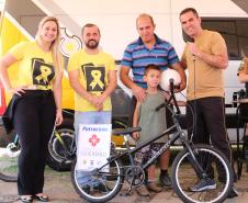Passeio Ciclístico da PM em Ponta Grossa leva 300 participantes para pedalar em prol da segurança no trânsito 