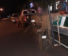Polícia Ambiental flagra pesca irregular e encaminha quatro envolvidos à delegacia em Luiziana (PR), no Noroeste do estado