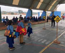 Atividades educativas da PM marcam a Semana Nacional do Trânsito na Lapa 