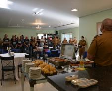 5º Batalhão promove café da manhã com policiais da Reserva Remunerada em Londrina (PR)
