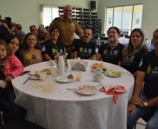 5º Batalhão promove café da manhã com policiais da Reserva Remunerada em Londrina (PR)