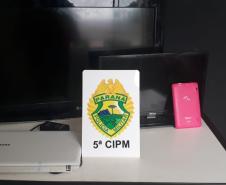 Em Cianorte (PR), PM recupera objetos de furto e encaminha cinco pessoas à Delegacia