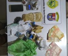 PM do Norte Pioneiro apreende drogas e recupera veículos 