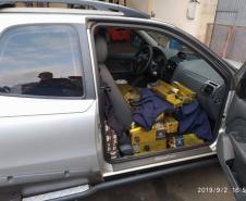 Polícia Rodoviária Estadual apreende 714 caixas de essência de narguilé no Oeste do estado