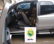 Polícia Rodoviária Estadual apreende 714 caixas de essência de narguilé no Oeste do estado