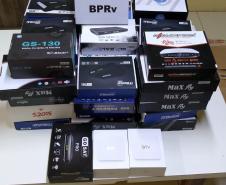 BPRv apreende eletrônicos contrabandeados do Paraguai em Rolândia (PR)