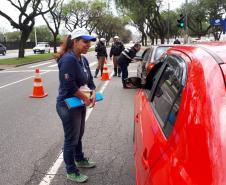 Blitz Educativa do BPTran leva conscientização e informação para motoristas na Capital