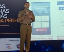 PM apresenta o App 190 PR e o Botão de Pânico no I Encontro Nacional de Patrulhas, Rondas e Guardiãs Maria da Penha na Bahia (BA)