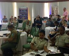 PM apresenta o App 190 PR e o Botão de Pânico no I Encontro Nacional de Patrulhas, Rondas e Guardiãs Maria da Penha na Bahia (BA)