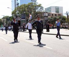  Tropas da Polícia Militar desfilam no 7 de Setembro diante de 20 mil pessoas na Capital 