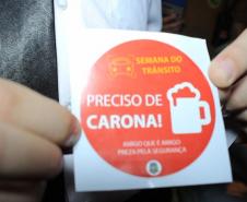 PM orienta população de Cianorte (PR) sobre a perigosa combinação do álcool com a direção 