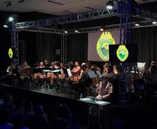 Banda de música da PM se apresenta no Noroeste do estado e encerra as comemorações dos 165 anos da PM do 7º BPM