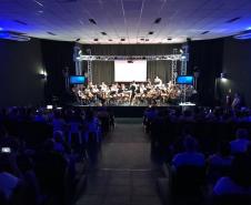 Banda de música da PM se apresenta no Noroeste do estado e encerra as comemorações dos 165 anos da PM do 7º BPM