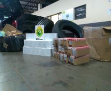 Batalhão de Fronteira apreende R$ 55 mil em contrabando durante abordagem em Guaíra (PR), no Oeste do estado