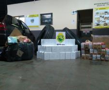 Batalhão de Fronteira apreende R$ 55 mil em contrabando durante abordagem em Guaíra (PR), no Oeste do estado