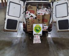 BPFron apreende carga de cigarros contrabandeados no Oeste do estado